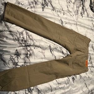 Mens Levi khaki tan colored pants